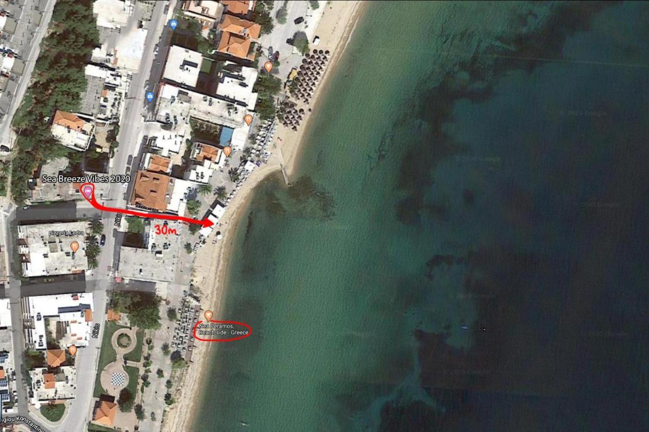 Sea Breeze Vibes Apartment Nea Peramos  Exterior photo
